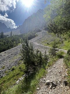 Foto von Katrin Rupprecht entlang der Tour