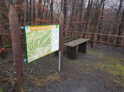 Wandertafel Wanderparkplatz Buchplette Eversberg
