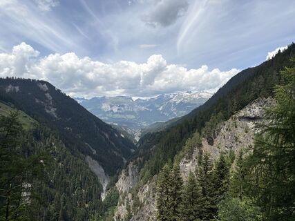 Photo de Maria Kammermann le long du parcours