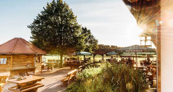 Restaurant Mühlenstube mit Biergarten am Erlebnishotel Zur Schiffsmühle in Grimma