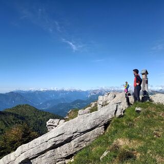 Auf der Spitze des M. Tamai