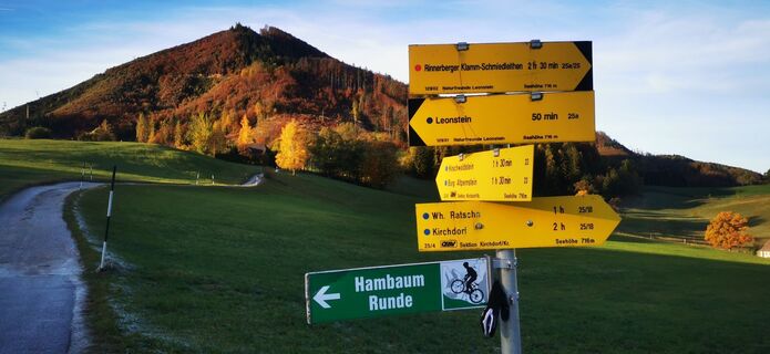 Foto von Klaus Lehner entlang der Tour