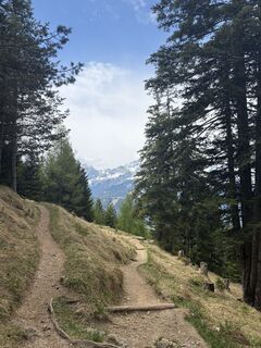 Foto von Nadja Schwarz entlang der Tour
