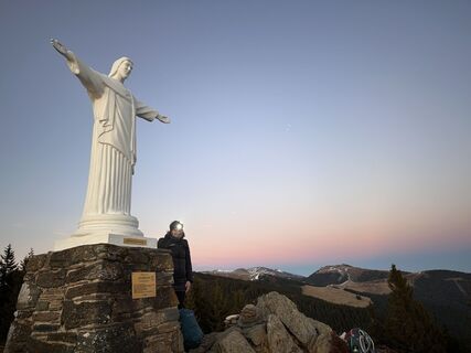 Foto de Andrea Mohl a lo largo del recorrido