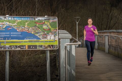 Joggen Mürzpromenade