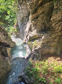 Photo de Katharina le long du parcours