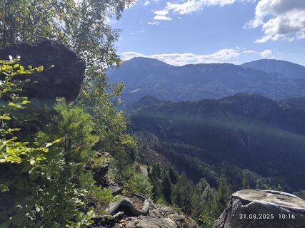 Foto von Barbara Galle entlang der Tour