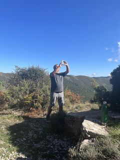 Foto von Dany entlang der Tour