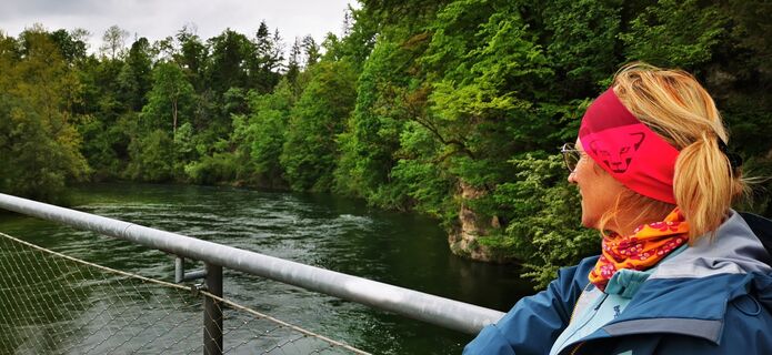 Photo de Klaus Lehner le long du parcours