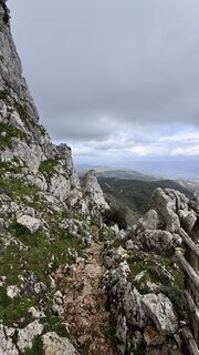 Photo de Giuseppe Deiana le long du parcours