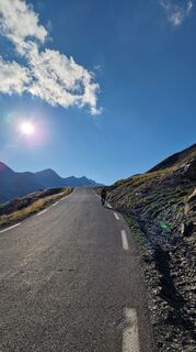 Foto de Fabrizi Mellano a lo largo del recorrido