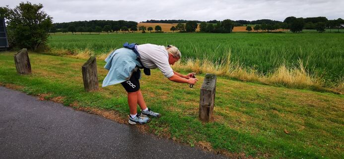 Foto von Klaus Lehner entlang der Tour