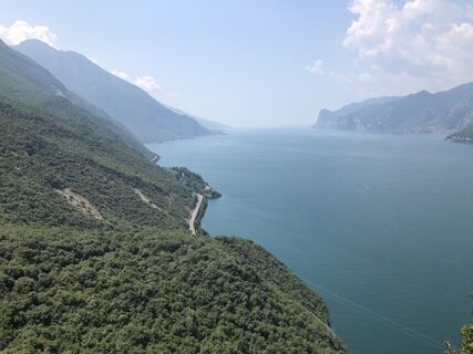Foto de Natale Maffioletti a lo largo del recorrido