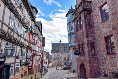 Historischer Marktplatz in Marburg