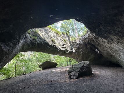 Photo de Georgina Erdős le long du parcours