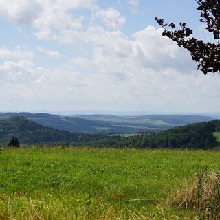 Blick ins Grabfeld und Gleichberg