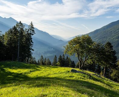 Blick vom Poschacher Richtung Obervellach/Danielsberg