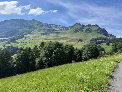 Foto von Silvia Hollenstein entlang der Tour