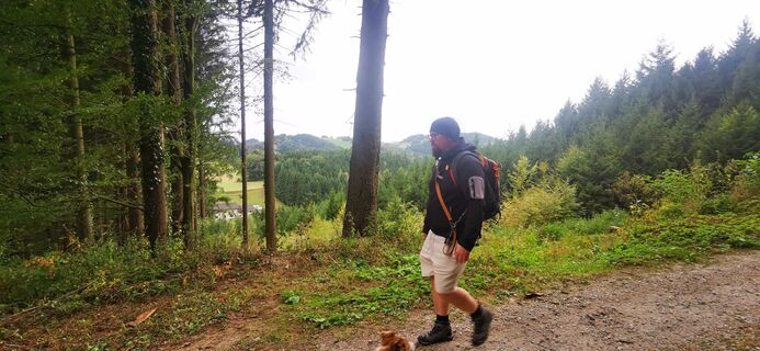 Foto von Klaus Lehner entlang der Tour