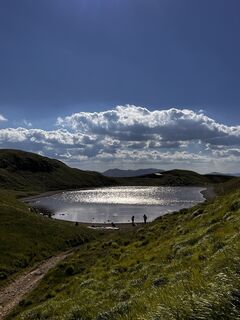 Zdjęcie z Nicola Florini wzdłuż trasy
