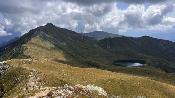 Photo de Mauro Calegari le long du parcours