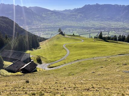 Photo de Sam Bargetz le long du parcours