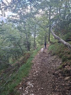 Foto de Gianluca Russo a lo largo del recorrido