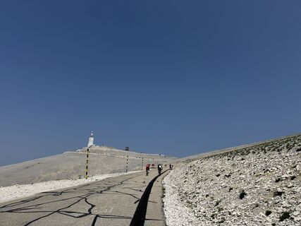 Foto de Gustav Melzer a lo largo del recorrido