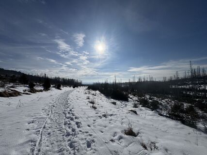 Foto de Ronald Bartel a lo largo del recorrido