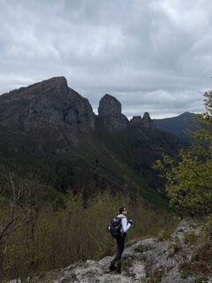 Fotografia z Serena Ancori na trase