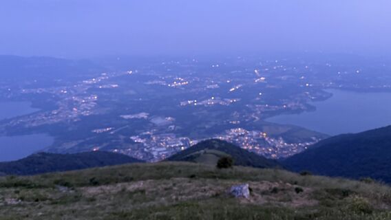 Foto de Marco Giorcelli a lo largo del recorrido