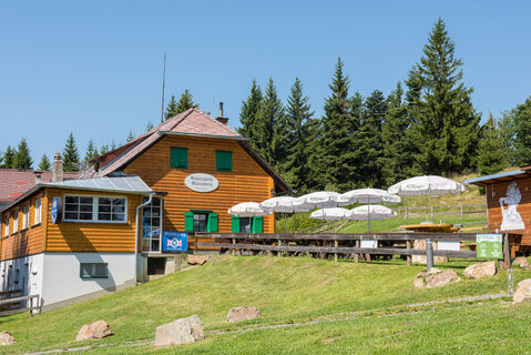 Schutzhütte Masenberg, Aussenansicht in der Oststeiermark