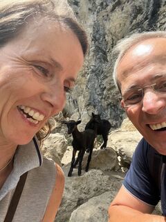 Foto von Susanne Brunner entlang der Tour