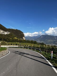 Foto von Manuel Lackner entlang der Tour