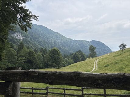 Foto von Heinz Sperl entlang der Tour