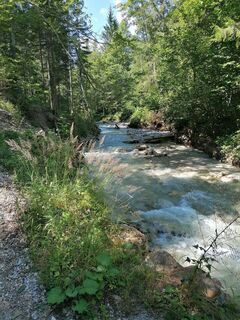 Foto von Dagmar Hofer entlang der Tour