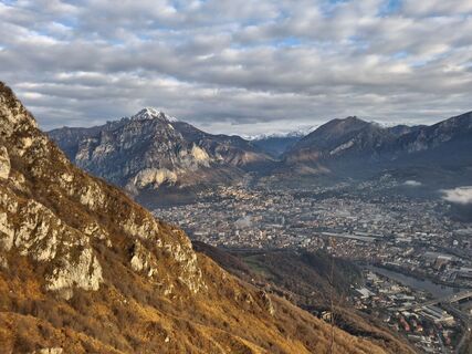 Foto de Marco Pezzuolo a lo largo del recorrido