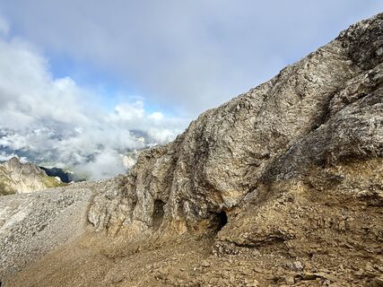 Photo de Norbert Herbig le long du parcours