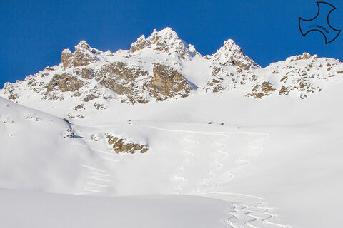 Monte Forcellina - Der Abstieg.