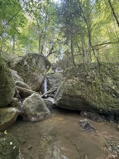 Photo de Maria Belen Hahn le long du parcours