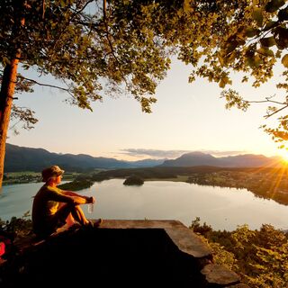 Sonnenuntergang auf der Taborhöhe