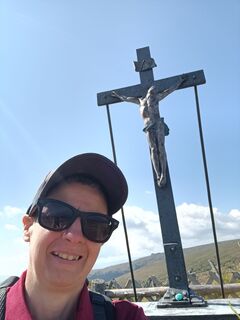 Foto von Reiter Mike entlang der Tour