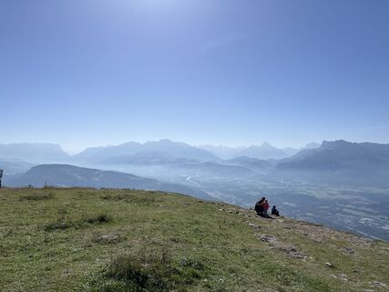 Photo de Heinz Sperl le long du parcours