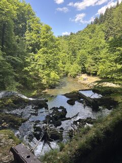 Photo de Céline Croco le long du parcours