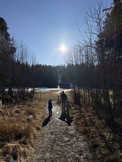 Foto von Silvia Banden entlang der Tour