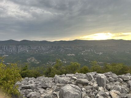 Foto de Marko Dežan a lo largo del recorrido