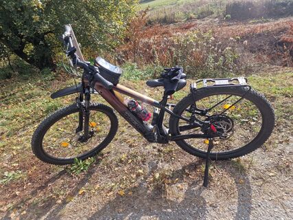 Photo de Ilse Pregartner le long du parcours