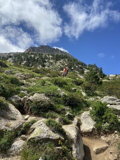Fotografia z Gisela Walz na trase
