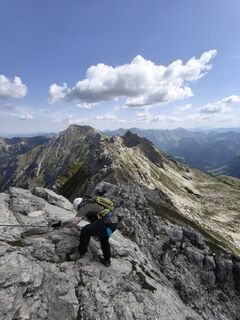 Photo de Armin Herzog le long du parcours