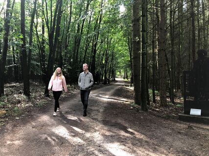 Wanderweg in den Dammer Bergen